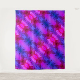 Pink Petunia Ikat Miami Wandkleed