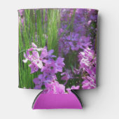 Pink Phlox en Grass Summer Floral Blikjeskoeler (Voorkant)