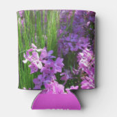 Pink Phlox en Grass Summer Floral Blikjeskoeler (Achterkant)