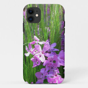 Pink Phlox en Grass Summer Floral Case-Mate iPhone Case