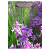 Pink Phlox en Grass Summer Floral Klembord (Voorkant)