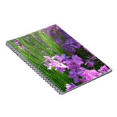 Pink Phlox en Grass Summer Floral Notitieboek (Rechterzijde)