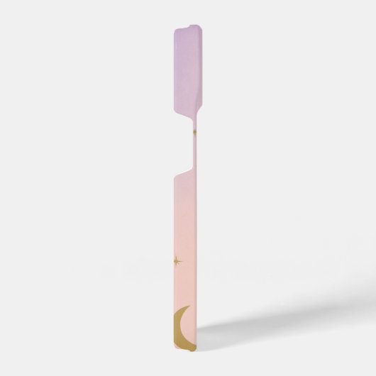 💖 Pink Phone Case with Big Yellow “M” & Stars  iPhone Hoesje (Rechterkant)