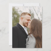 Pink Photo Christmas Feestdagenkaart (Achterkant)