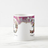 Pink Photo Collage Number 30 - 30th Birthday Koffiemok (Center)