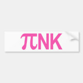 PINK PI NK BUMPERSTICKER (Voorkant)
