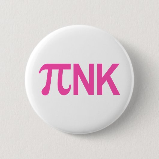 PINK PI NK RONDE BUTTON 5,7 CM (Voorkant)