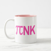 PINK PI NK TWEEKLEURIGE KOFFIEMOK (Links)
