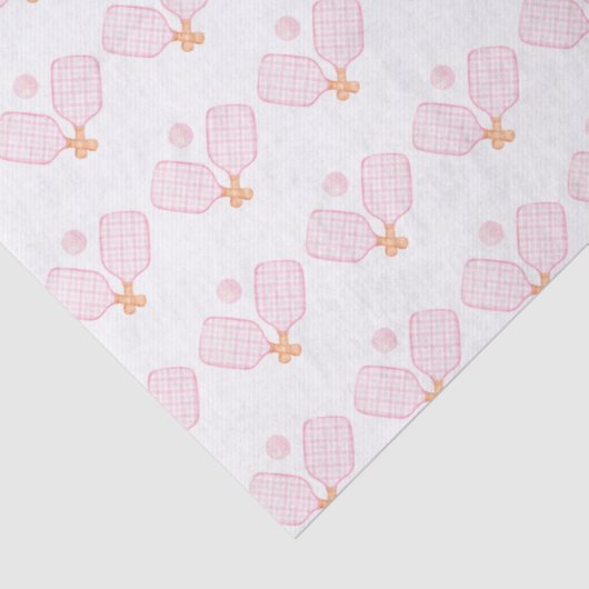 Pink Pickleall Paddle Tissuepapier (Detail)