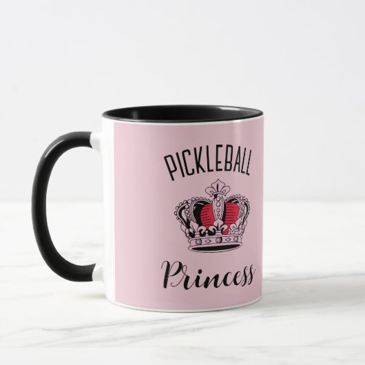 Pink Pickleball Princess Crown Mok (Links)