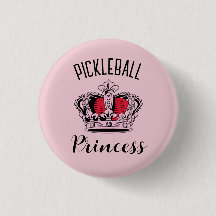 Pink Pickleball Princess Crown