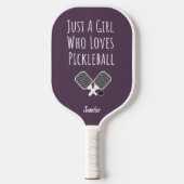 Pink Pickleball Sports Cute For Kids Girl Girly Pickleball Paddle (Voorkant)