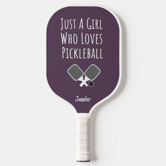 Pink Pickleball Sports Cute For Kids Girl Girly Pickleball Paddle (Voorkant)