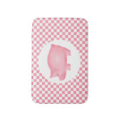 Pink Pig Bath Mat (Voorkant Verticaal)