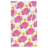 Pink Pig Birthday Klein Cadeauzakje (Achterkant)