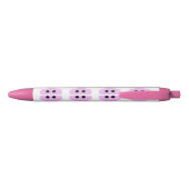 Pink Pig Snout Zwarte Inkt Pen (Achterkant)