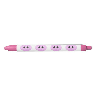 Pink Pig Snout Zwarte Inkt Pen