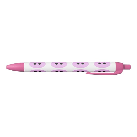 Pink Pig Snout Zwarte Inkt Pen (Bodem)