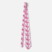 Pink Piggies-man Stropdas (Achterkant)