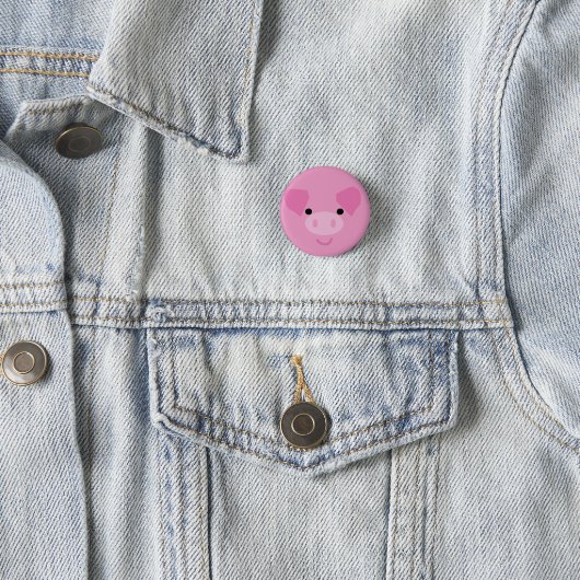 Pink Piggy Button (In situ)