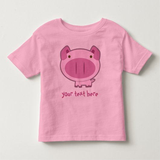 PINK PIGGY KUNNEN KINDEREN KINDER SHIRTS (Voorkant)