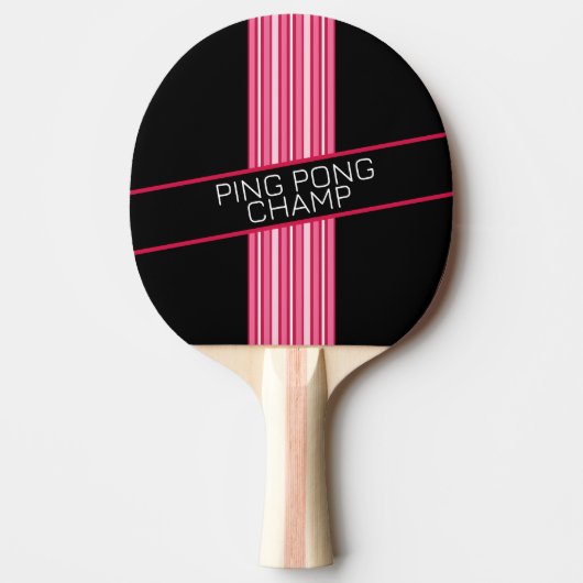 Pink Ping Pong Champ Paddle Tafeltennisbatje (Voorkant)
