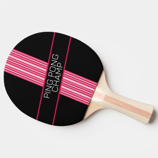 Pink Ping Pong Champ Paddle Tafeltennisbatje (Zijkant)
