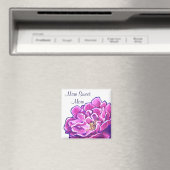 Pink Pink Peony Ma Sweet Mam Magnet (Insitu (Vaatwasser))