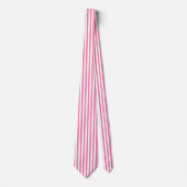 Pink Pinstripe Tie Stropdas (Voorkant)