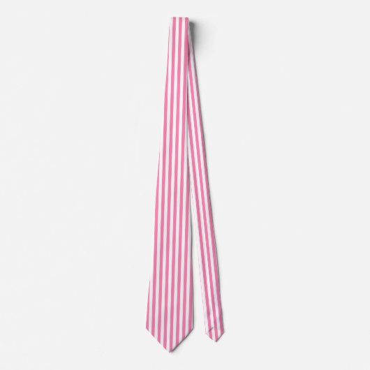 Pink Pinstripe Tie Stropdas (Voorkant)