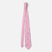 Pink Pinstripe Tie Stropdas (Achterkant)