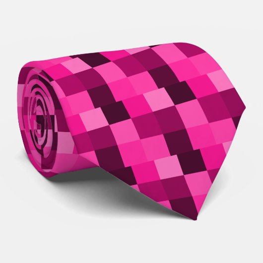 PINK PIXELS STROPDAS (Opgerold)