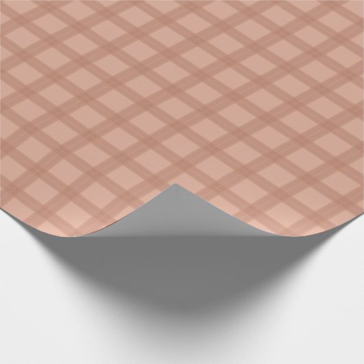 Pink Plaid Cadeaupapier (Hoek)