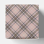 Pink Plaid Classic Rocking Horse Birthday Bedankdoosjes (Bovenkant)