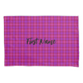 Pink Plaid Kussenslopen HAMbyWG (Voorkant-Links)