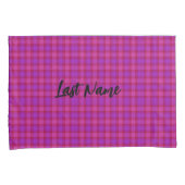 Pink Plaid Kussenslopen HAMbyWG (Voorkant-Rechts)