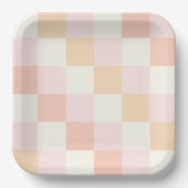 Pink Plaid Paper Bord (Voorkant)