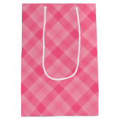 PINK PLAID PATROON MET PINKSTROMEN MEDIUM CADEAUZAKJE (Achterkant)
