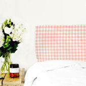 Pink Plaid Pattern Pillowcase Kussensloop