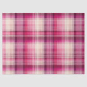Pink plaid tissuepapier (Voorkant)
