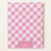 Pink Plaid with the name Planner (Achterkant)