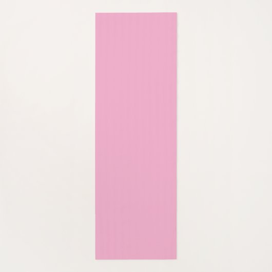 Pink Plain Elegant Yogamat (Achterkant)