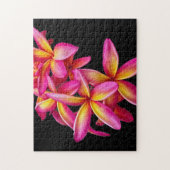  Pink Plumeria Floral Foto Legpuzzel (Verticaal)