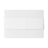 Pink Poinsettia  Uitnodigingen Wikkel (Achterkant Voorbeeld)