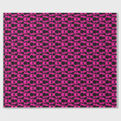 Pink Polka Dot Abstract Cadeaupapier (Vlak)