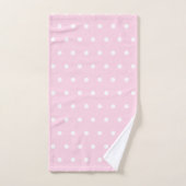 Pink Polka Dot Bad Handdoek (Handdoek)