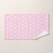 Pink Polka Dot Bad Handdoek (Handdoek)