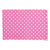 Pink Polka Dot Breast Cancer Awareness Pattern Kussensloop (Voorkant)