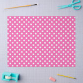 Pink Polka Dot Breast Cancer Awareness Pattern Tissuepapier (Craft)