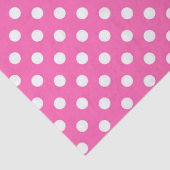 Pink Polka Dot Breast Cancer Awareness Pattern Tissuepapier (Detail)